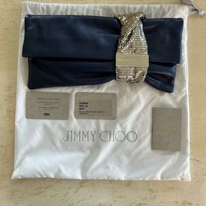 COPY - Jimmy Choo Chandra Leather Clutch Bag